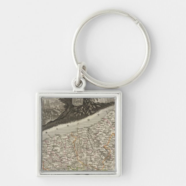 Dept. De La Siena Bottom Keychain (Front)