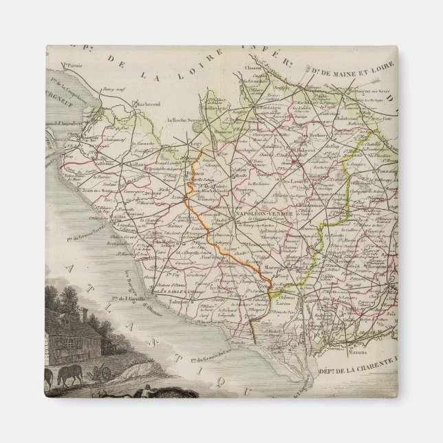 Dept. De La Vendee Magnet (Front)