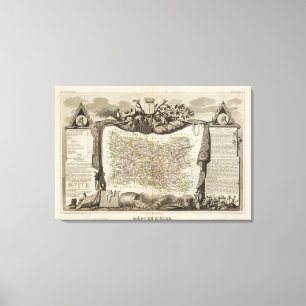Dept. De L'Oise Canvas Print