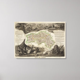 Dept. De L'Orne Canvas Print