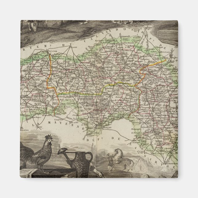 Dept. De L'Orne Magnet (Front)