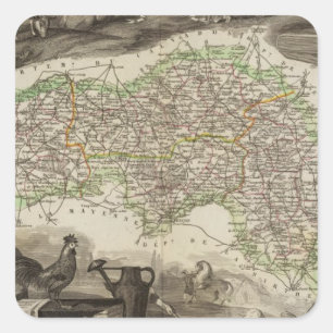 Dept. De L'Orne Square Sticker