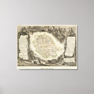 Dept Du Tarn Canvas Print