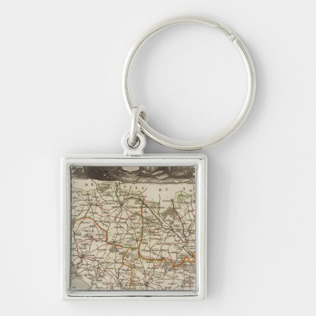 Dept. of Morbihan Keychain (Front)