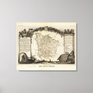 Dept. of Ni?vre Canvas Print