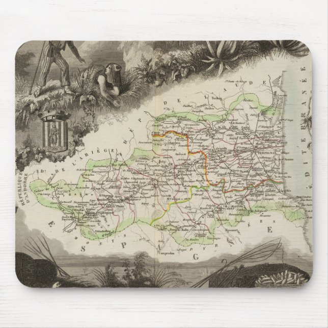 Dept of Pyrenees Orles Mouse Pad (Front)