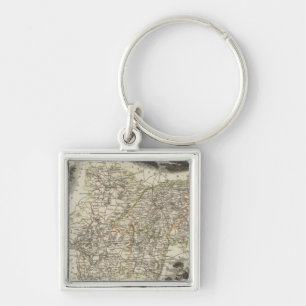Dept of Saone et Loire Keychain