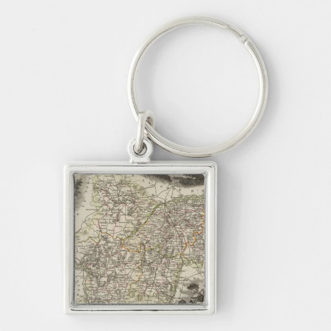 Dept of Saone et Loire Keychain (Front)