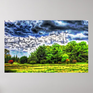 Depth 18 Pastel Poster