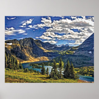 Depth 84 Sketch cmyk Poster