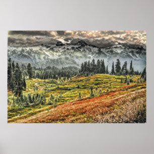 Depth 91 Detail cmyk Poster