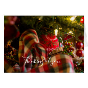 Depth Of A Christmas Tree Thinking Of You Card