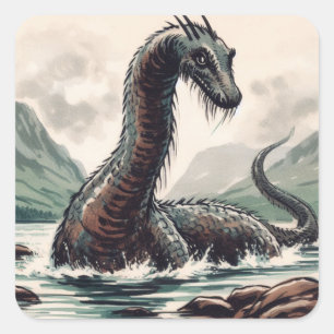 Depths of Legend Square Sticker