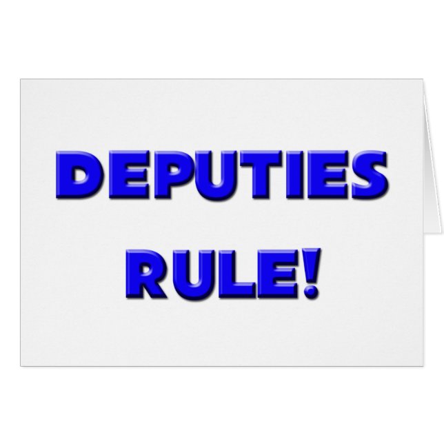 Députés Rule ! (Devant horizontal)