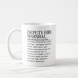 Deputy fire marshall coffee mug