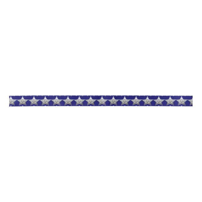 Deputy Sheriff Badge Satin Ribbon (Front)