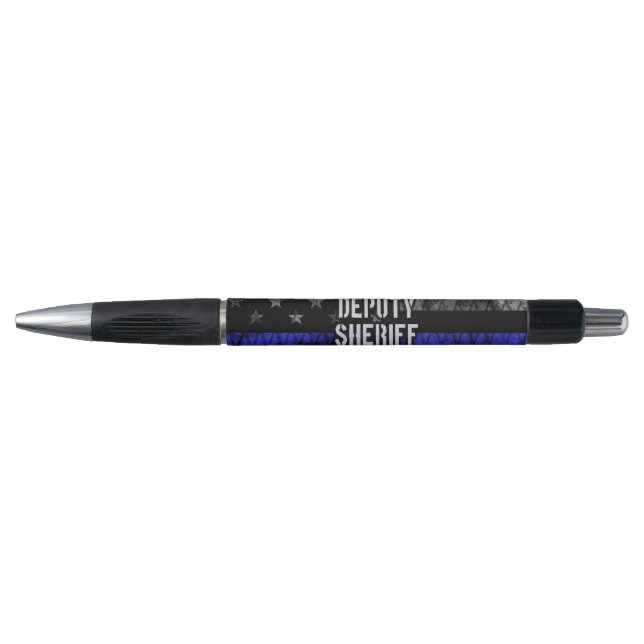 Deputy Sheriff Distressed Flag Pen (Front)