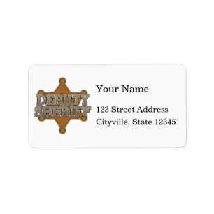 Deputy Sheriff Label