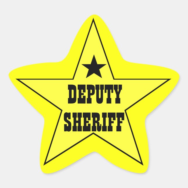 Deputy Sheriff Stickers (Front)