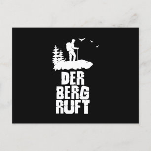 Der Berg Ruft Mountains Nature Hiker Hiking Gift Postcard