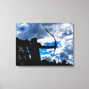 Der Bogenschütze Canvas Print
