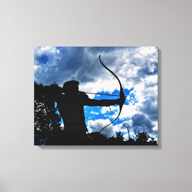 Der Bogenschütze Canvas Print (Front)