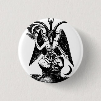 Der Daemon Baphomet 1 Inch Round Button