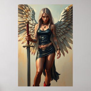 Der Engel des Kriegers Poster