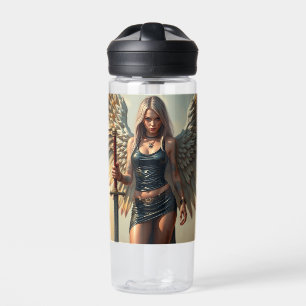 Der Engel des Kriegers Water Bottle