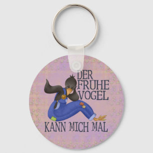 Der Frühe Vogel Keychain