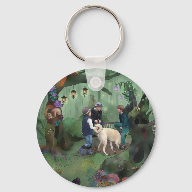 Der geheime Ort Keychain (Front)