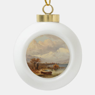 Der Haider See – Emil Barbarini Ceramic Ball Christmas Ornament