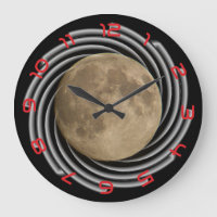 Der Mond, la lune, la luna, the moon Uhr