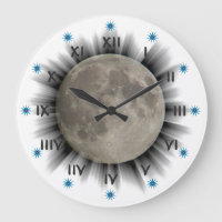 Der Mond, la lune, la luna, the moon Uhr