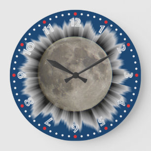 Der Mond, the Moon, the Moon Uhr Large Clock