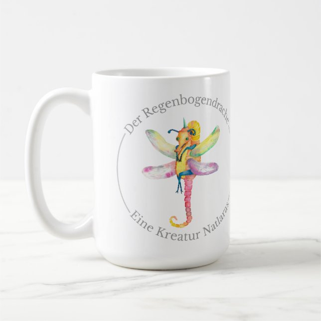 Der Regenbogendrache - Eine Kreatur Natlaras Coffee Mug (Left)