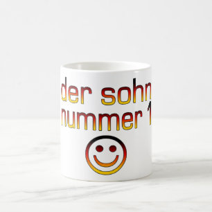 Der Sohn Nummer 1 - Number 1 Son in German Coffee Mug