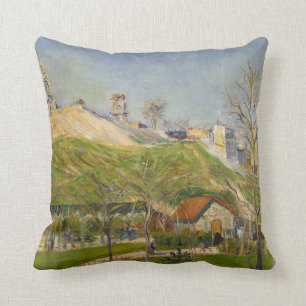 Der Square Saint-Pierre 1883-84 Throw Pillow