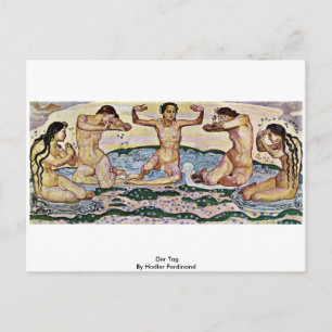 Der Tag By Hodler Ferdinand Postcard