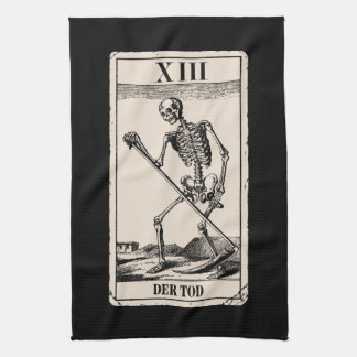 Der Tod / Death Tarot Card Kitchen Towel