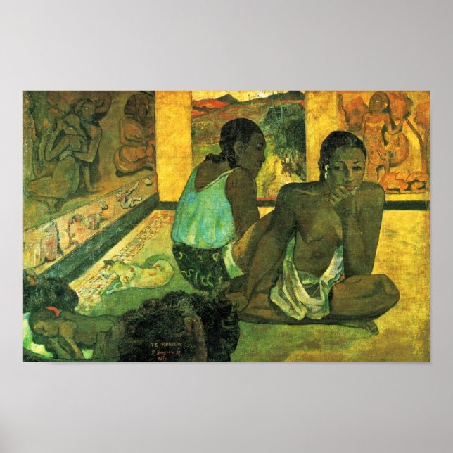 Der Traum (Te Rerioa) By Gauguin Paul Poster (Front)