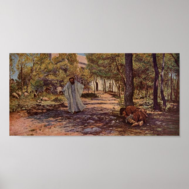 Der verlorene Sohn, Eugène Burnand Poster (Front)