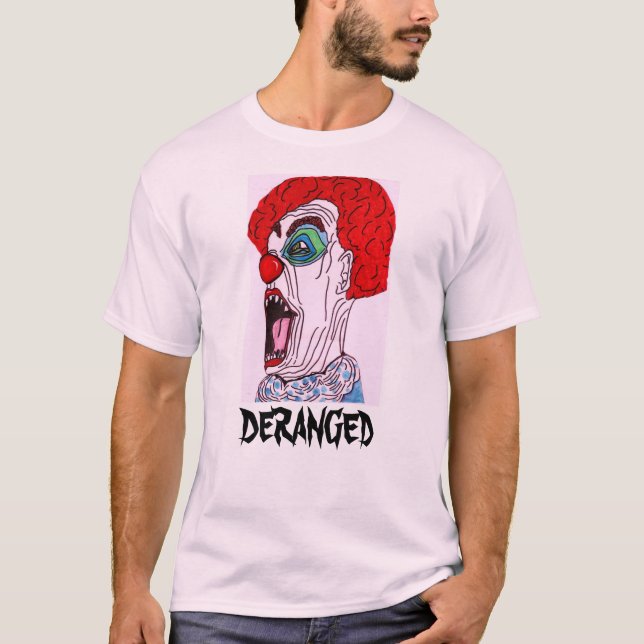 DERANGED CLOWN HALLOWEEN tee (Front)