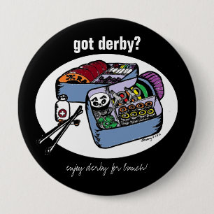 derby bento 4 inch round button