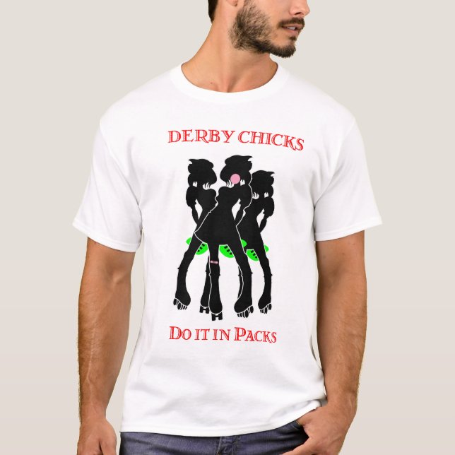 Derby Chicks Pack T-Shirt (Front)