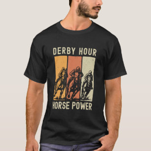 Derby Day Equestrian Riding Retro Horse Racing T-Shirt