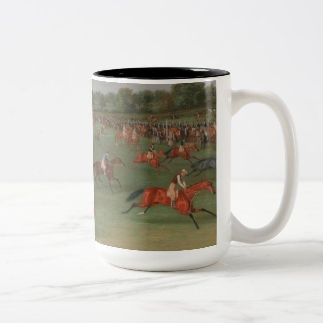 Derby Day Race Horses Mug (Right)
