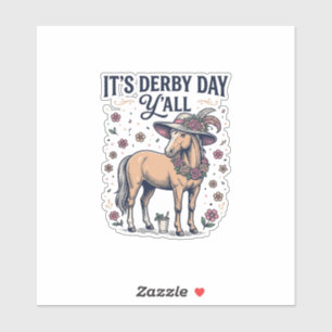 Derby Day Y’all Horse Floral Hat