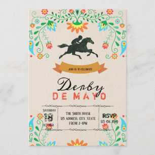 Derby de Mayo party invitation