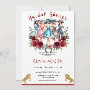 Derby Fête des mariées Bachelorette invitation